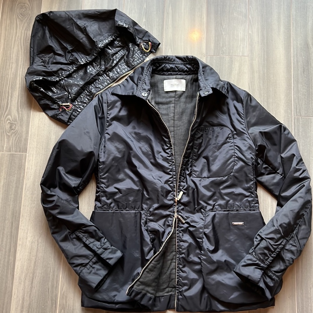 Fendi brand- Fendissime women’s black jacket made in Italy